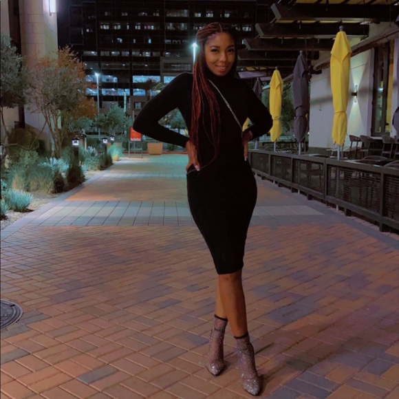 JLUXLABEL midi peak a boo dress - Picture 3 of 6